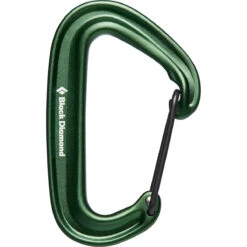 Black Diamond MiniWire Carabiner -Outdoor Camping Store 210235 3005 MINIWIRE CARABINER GREEN 01