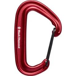 Black Diamond MiniWire Carabiner -Outdoor Camping Store 210235 6009 MINIWIRE CARABINER RED 01