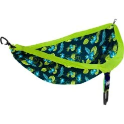 DoubleNest Print Hammock -Outdoor Camping Store ENO DoubleNest Print Aloha Green