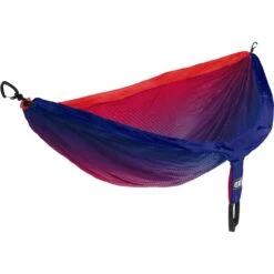DoubleNest Print Hammock -Outdoor Camping Store ENO DoubleNest Print Fade SapphireRed