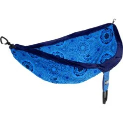 DoubleNest Print Hammock -Outdoor Camping Store ENO DoubleNest Print Mantra Blue