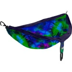DoubleNest Print Hammock -Outdoor Camping Store ENO DoubleNest TyeDye Print Blue
